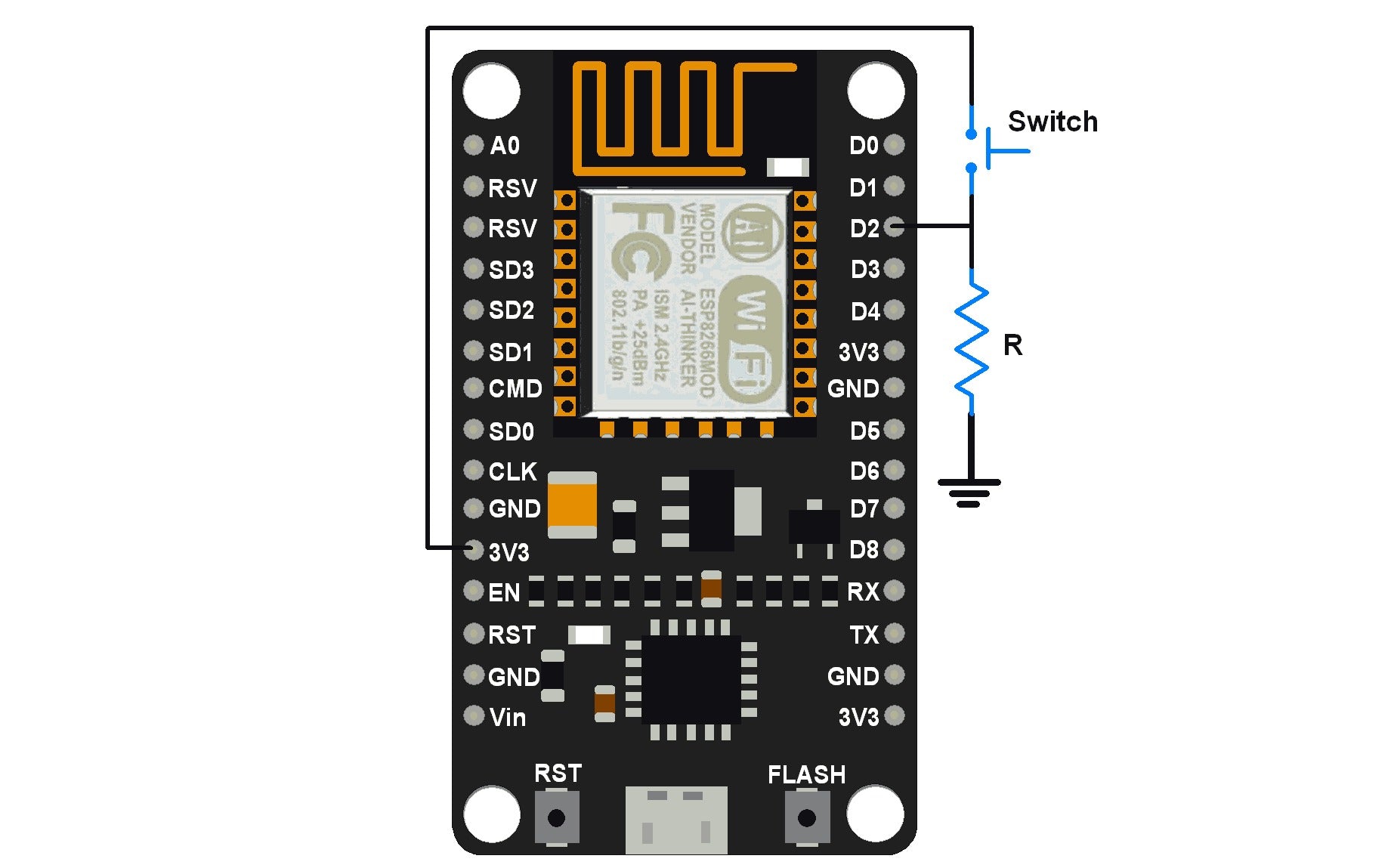 NodeMCU GPIO Interrupts with Arduino IDE