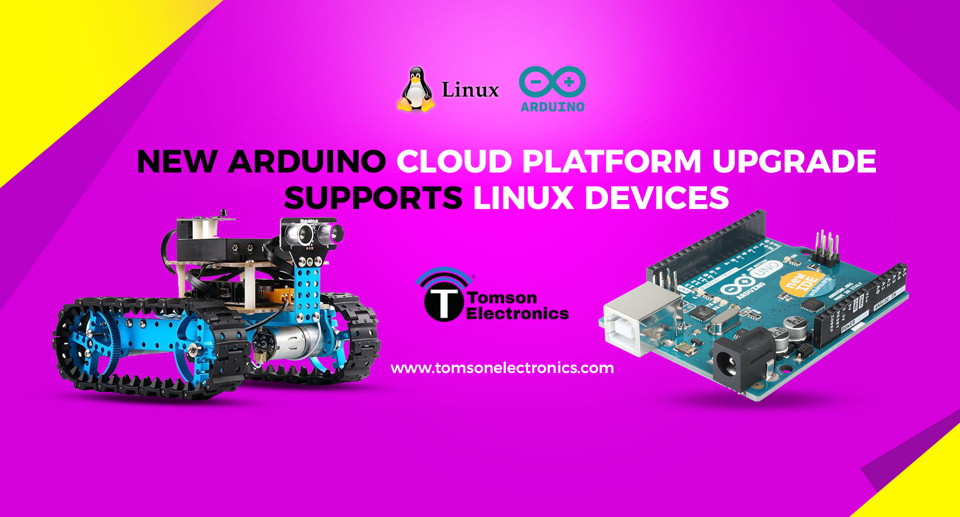 New Arduino Cloud Platform upgrade supports Linux devices