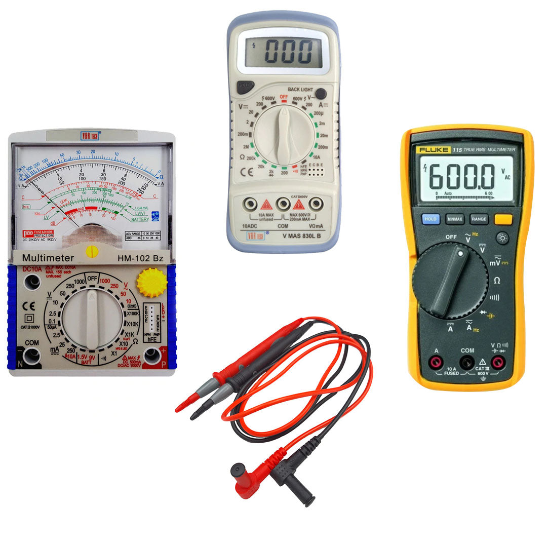 Digital Multimeter , Analog Multimeter and Multimeter Probes