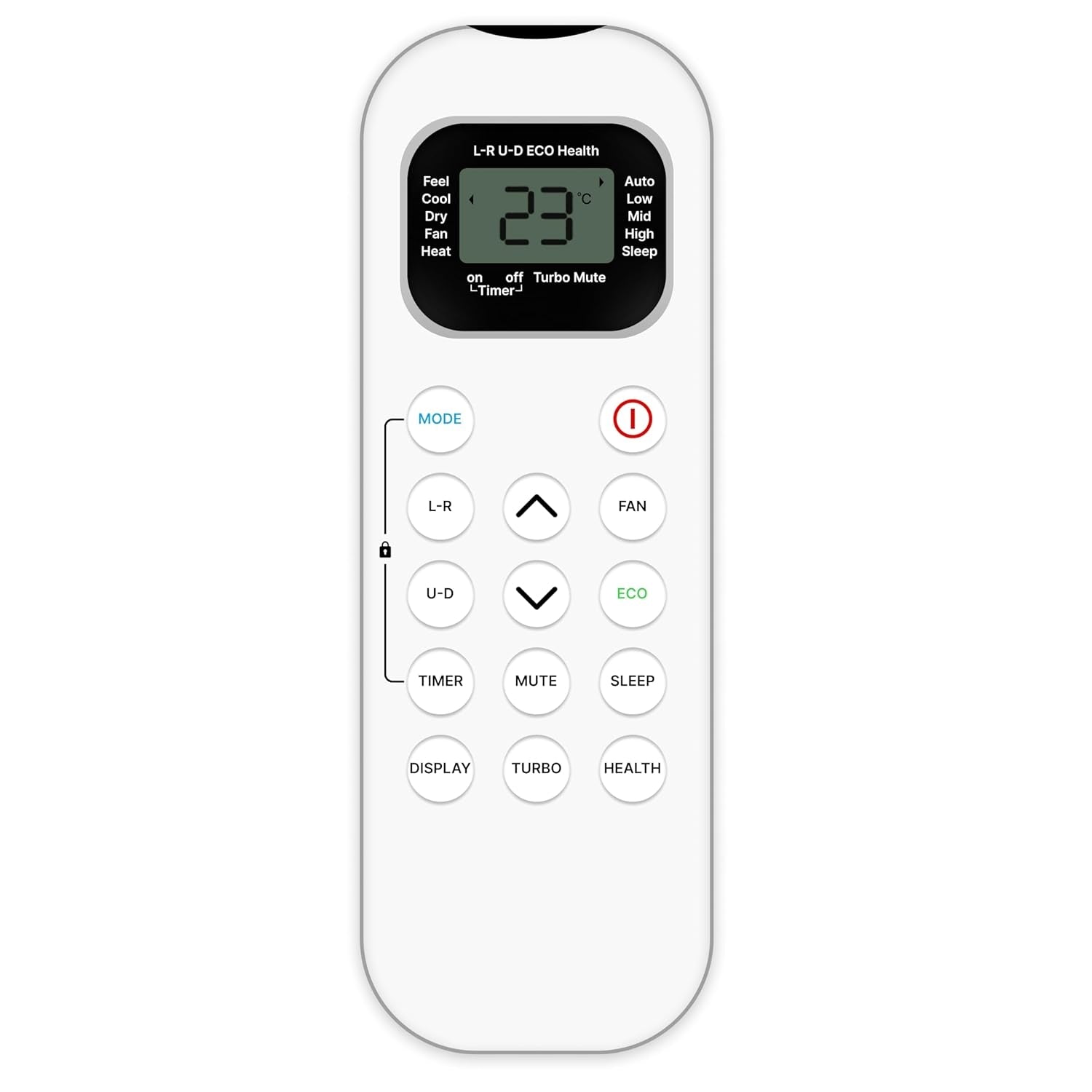 AC Remote Model AC 239 Compatible with Impex Air Conditioners