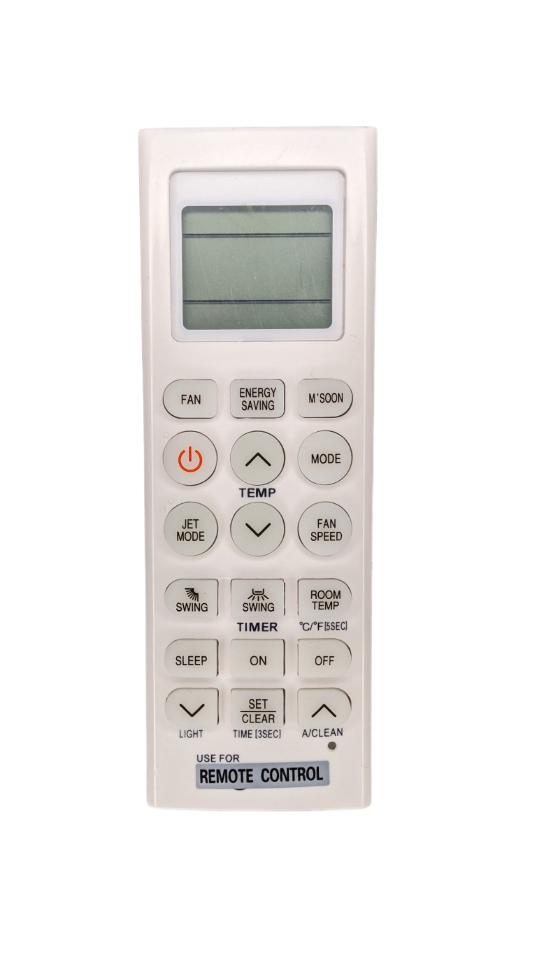 AC Remote Model 36G with Backlight Compatible with LG Air Conditioners 