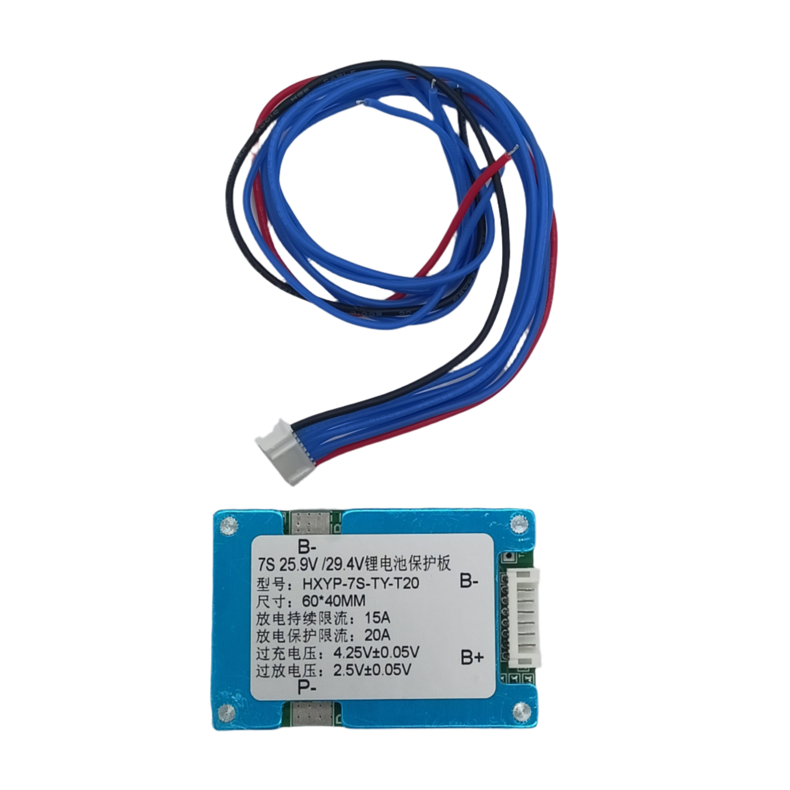 7S 25.9V 20A Li-ion BMS HXYP-7S-TY-T20 