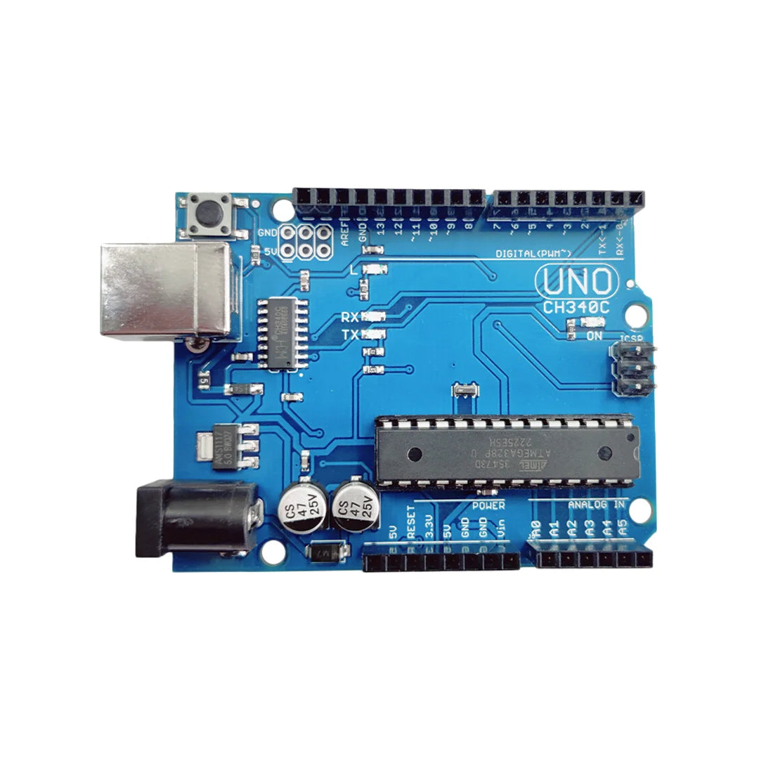 Arduino UNO R3 Clone CH340C – Compatible Development Board for Arduino by ADIY