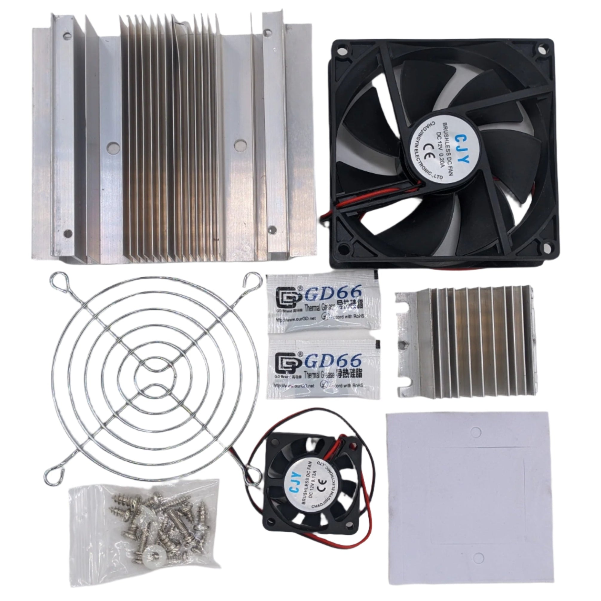 Thermal Management Kit with 12706 Peltier Fan Kit (Peltier Sold Separately) 