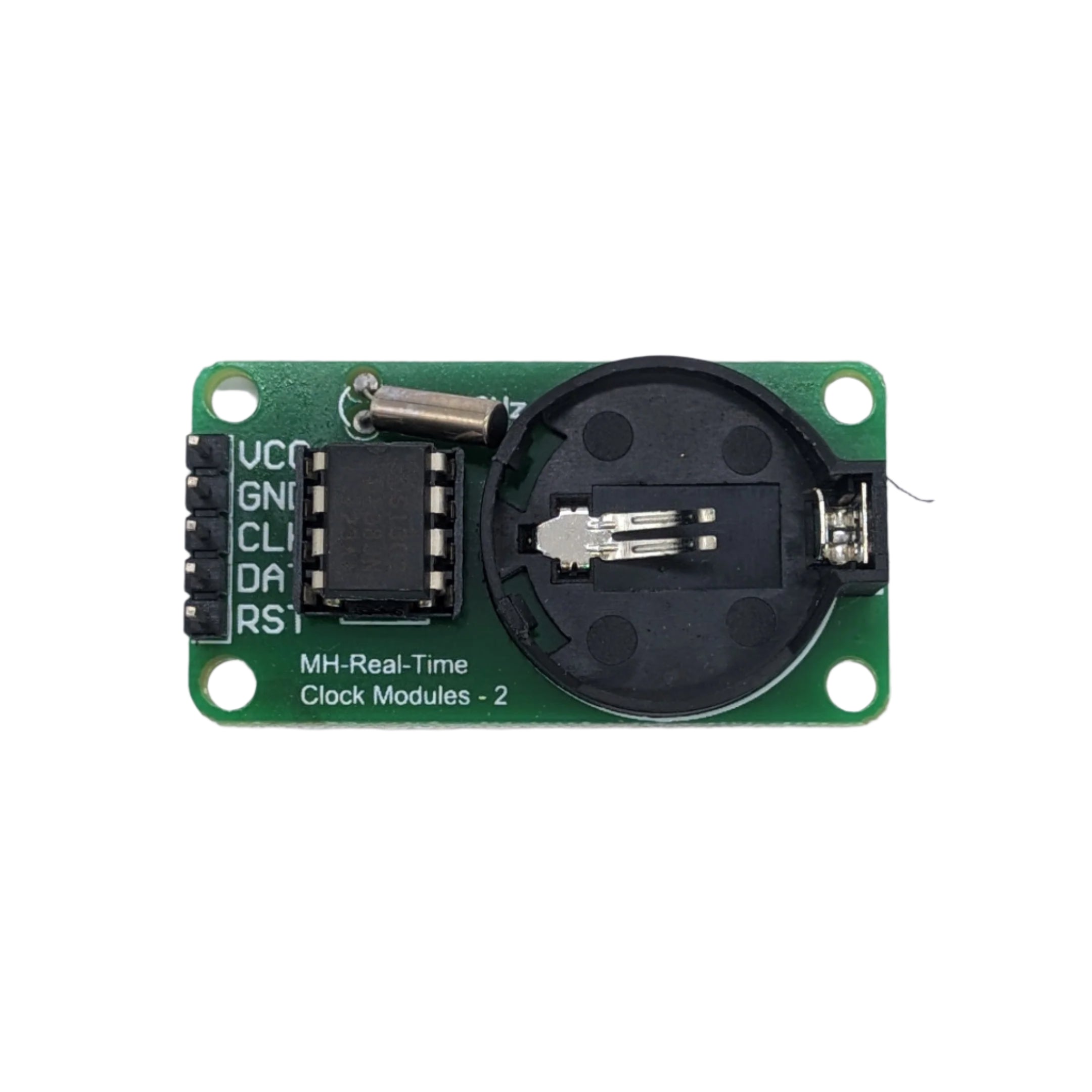 RTC Module DS1302 Real-Time Clock with Battery Slot (Batteries Sold Separately) 