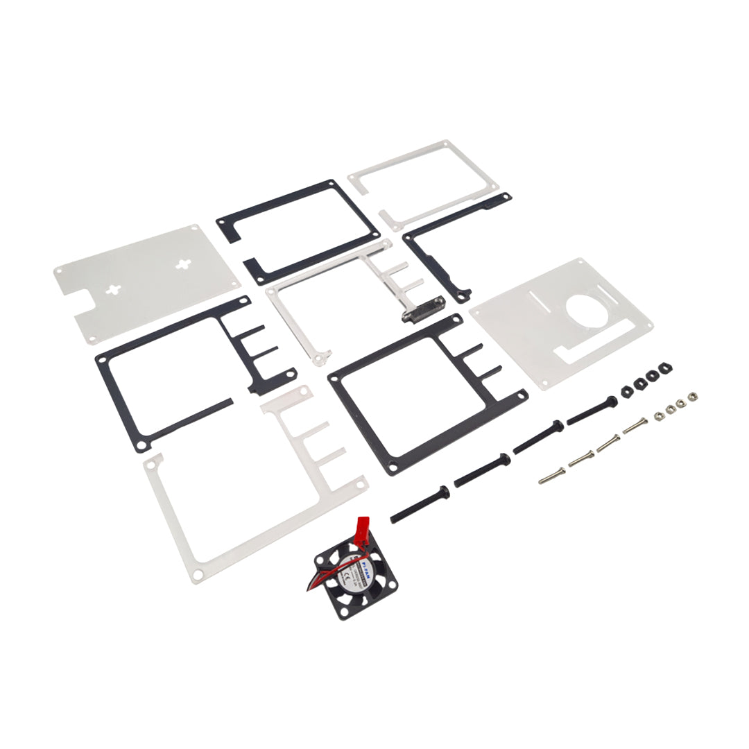 Raspberry Pi 4 Acrylic Case with Fan