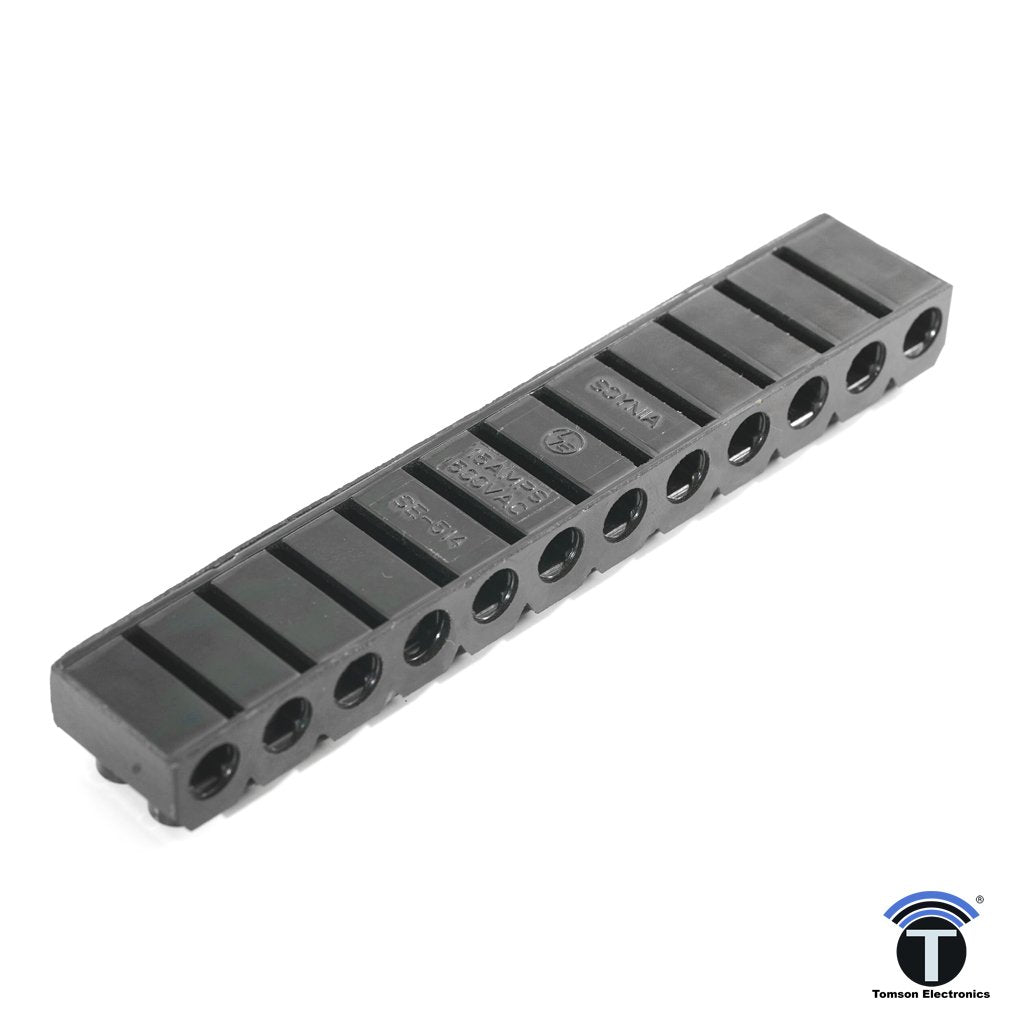 SE514 Terminal Strip 15A Bakelite 12 Way