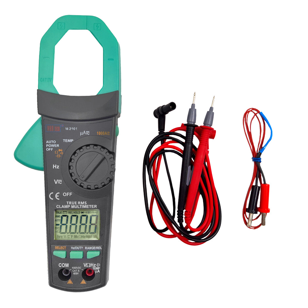 True RMS VAR TECH AC DC Clamp Meter M2101