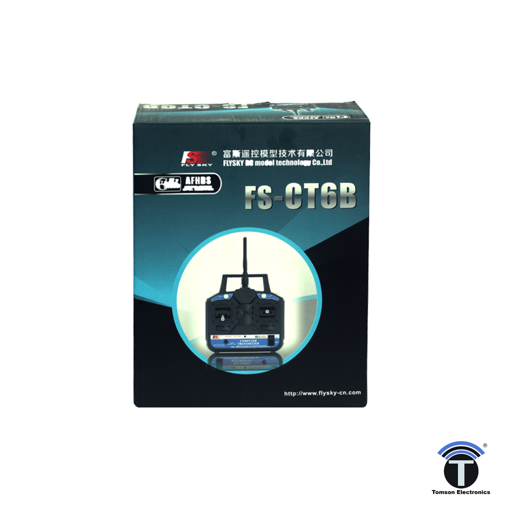 Flysky CT6B 6 Channel Trasmitter Radio With FS-R6B